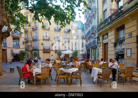 Plaza Rodrigo Botet, Valencia, Spagna. Foto Stock