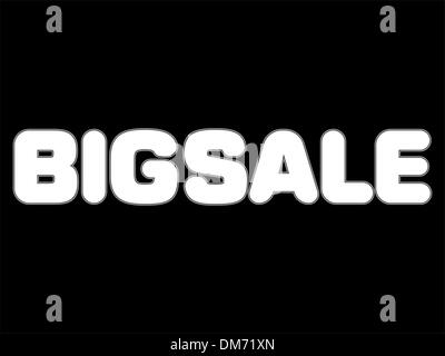Grande vendita parola da strisce colorate. EPS 8 Illustrazione Vettoriale