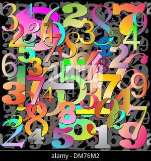 Numeri Illustrazione Vettoriale