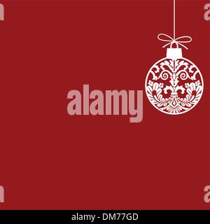 Addobbi natale sfere Illustrazione Vettoriale