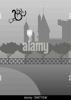 Lampione stradale Illustrazione Vettoriale