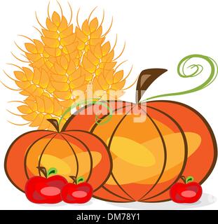 Set di ringraziamento Illustrazione Vettoriale