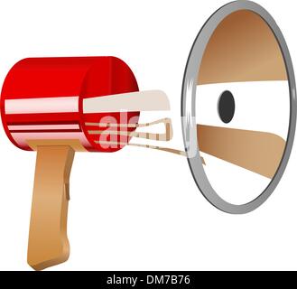 megafono Illustrazione Vettoriale