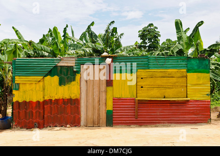 Capanna, Little Corn Island, Nicaragua america centrale, Foto Stock