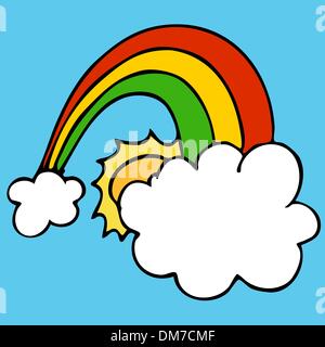 Arcobaleno Illustrazione Vettoriale