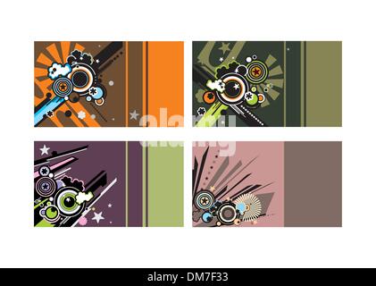 Elegante creative business card Illustrazione Vettoriale