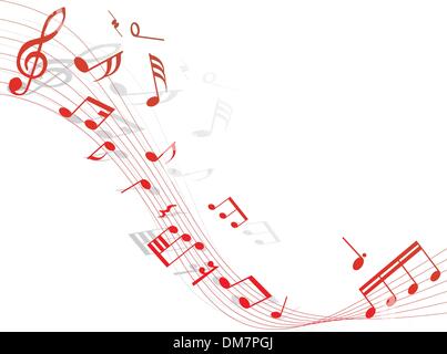 Rigo musicale Illustrazione Vettoriale