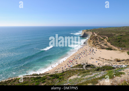 Mondo Surf Riberia riserva d'Ilhas beach, Ericeira portogallo Foto Stock