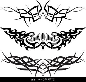 set di tatuaggi Illustrazione Vettoriale