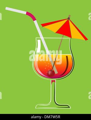 2 cocktail Illustrazione Vettoriale