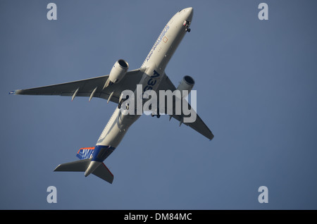 Airbus A350 test di volo a Tolosa Foto Stock