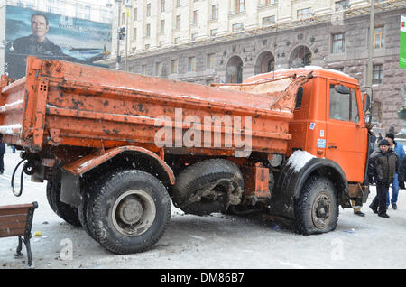 Continua la protesta di massa nella capitale ucraina Foto Stock