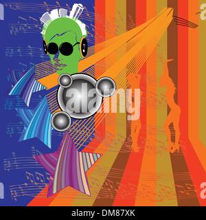 Discoteca Flyer Illustrazione Vettoriale