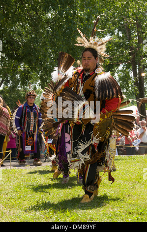 Pow Wow Kahnawake Québec Canada Foto Stock