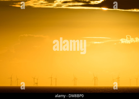 Walney Windfarm Foto Stock
