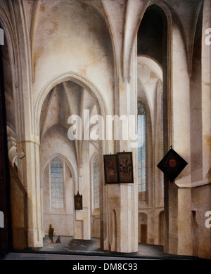 Interno della st Jacob chiesa in Utrecht 1642 Pieter Jansz. Saenredam (1597-1665) Paesi Bassi Paesi Bassi Foto Stock