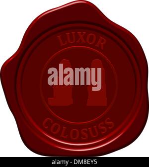 Il colosso di cera di tenuta Illustrazione Vettoriale