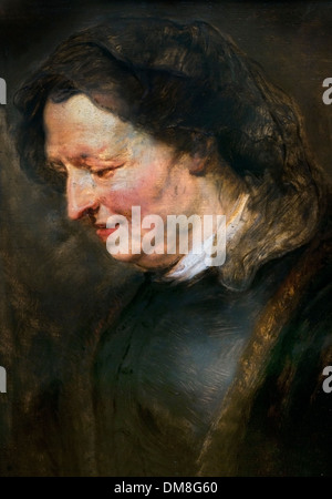 Ritratto di una donna anziana - Peter Paul Rubens (1577-1640) belga fiamminga del Belgio Foto Stock
