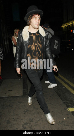 Noel Fielding al di fuori del Groucho Club di Londra - Inghilterra - 04.09.21 Foto Stock