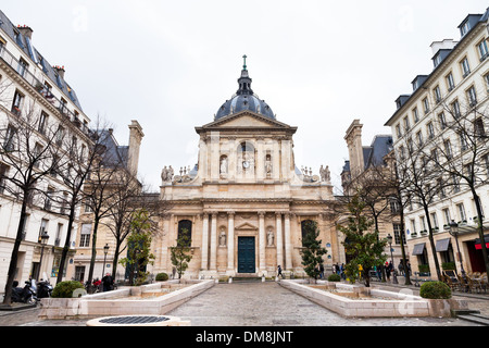 Piazza della Sorbona di Parigi Foto Stock