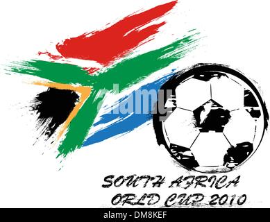 Coppa del mondo in Sud Africa Illustrazione Vettoriale