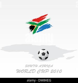 Coppa del mondo in Sud Africa Illustrazione Vettoriale