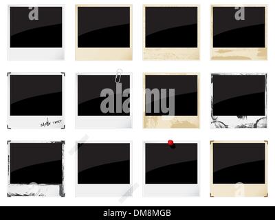 Svuotare instant photo frame Illustrazione Vettoriale