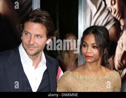 Bradley Cooper Zoe Saldana premiere del film di CBS' " le parole " a ArcLight Cinema - Tappeto Rosso Hollywood California - 04.09.12 Foto Stock