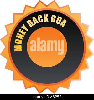 Garanzia di restituzione del denaro icona Illustrazione Vettoriale