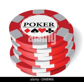 Chip di gioco Illustrazione Vettoriale