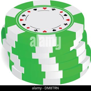 Chip di gioco Illustrazione Vettoriale