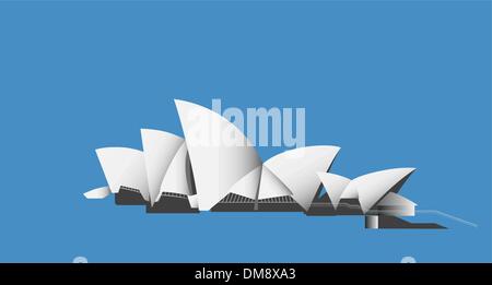 Sydney Opera House - vettore Illustrazione Vettoriale