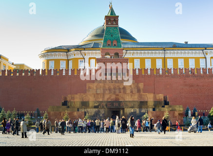 Mausoleo di Lenin a Mosca Foto Stock