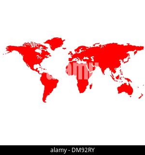 programma di mondo nero Illustrazione Vettoriale