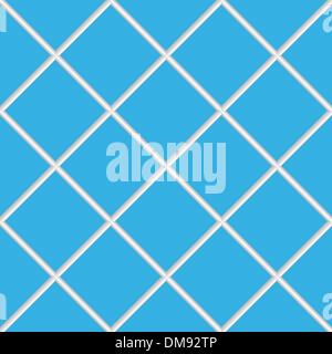 Blue seamless piastrelle in ceramica Illustrazione Vettoriale