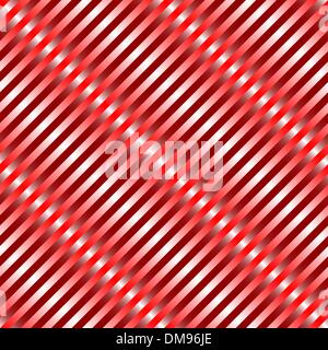 Rosso metallizzato onde pattern senza giunture Illustrazione Vettoriale