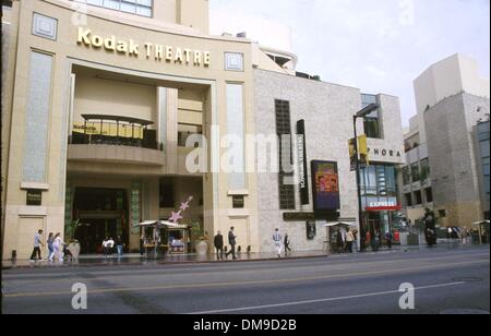 Nov. 18, 2002 - Hollywood, CALIFORNIA, STATI UNITI D'AMERICA - KODAK Theatre ..K27062SIGNOR KODAK Theatre TOUR.KODAK Theatre, Hollywood, CA.7 NOVEMBRE 2002. Milano RYBA/ 2002(Credit Immagine: © Globo foto/ZUMAPRESS.com) Foto Stock