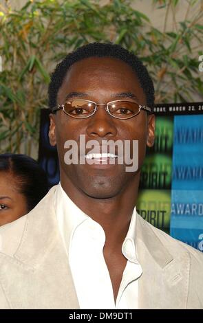 Dic. 11, 2002 - Beverly Hills, IN CALIFORNIA, STATI UNITI D'AMERICA - K27978signor candidature ha annunciato per il 2003 IFP INDEPENDENT SPIRIT AWARDS.RAFFLES L'Ermitage Hotel, Beverly Hills, CA.12/11/02.Isaia WASHINGTON(Immagine di credito: © Globo foto/ZUMAPRESS.com) Foto Stock