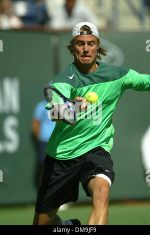 Mar 15, 2005; Indian Wells, CALIFORNIA, STATI UNITI D'AMERICA; Lleyton HEWITT al Pacific Life Open Tennis - WTA - Marzo 15th, 2005. Foto Stock