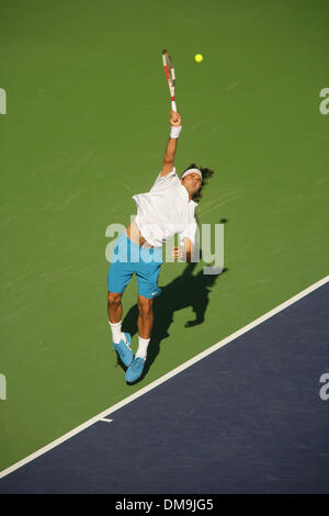 Mar 15, 2005; Indian Wells, CALIFORNIA, STATI UNITI D'AMERICA; Roger Federer al Pacific Life Open Tennis - WTA - Marzo 15th, 2005. Foto Stock