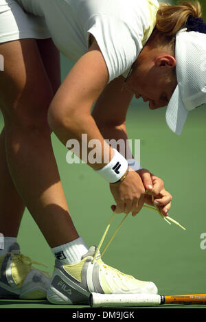 Mar 16, 2005; Indian Wells, CALIFORNIA, STATI UNITI D'AMERICA; Svetlana KUZNETSOVA al Pacific Life Open Tennis - WTA - Marzo 16th, 2005. Foto Stock