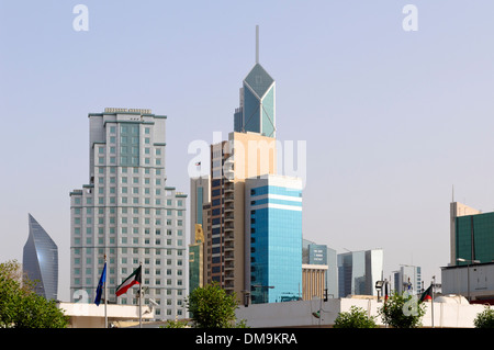 Downtown, Kuwait City, la penisola arabica, Asia Occidentale Foto Stock