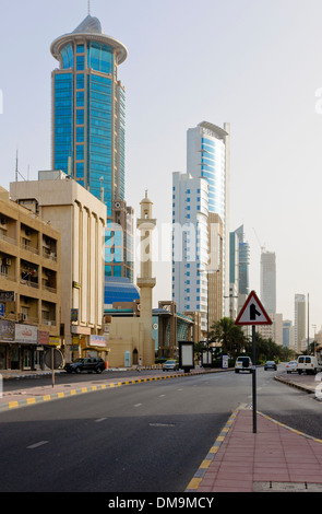 Downtown, Kuwait City, la penisola arabica, Asia Occidentale Foto Stock