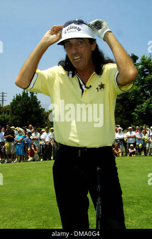 1 luglio 2002 - Ojai, CALIFORNIA, STATI UNITI D'AMERICA - Alice Cooper..CELEBRITY foro-in-un torneo di golf.PRESENTATO DA LEXUS & beneficiando Motion Picture e fondo di televisione.A OJAI VALLEY INN AND SPA, OJAI, ca.30 GIUGNO 2002. NINA PROMMER/ 2002 K25455NP(Immagine di credito: © Globo foto/ZUMAPRESS.com) Foto Stock