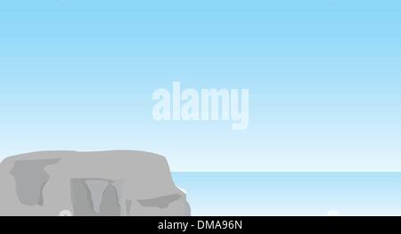 Paesaggio del faro Illustrazione Vettoriale