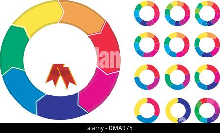Procedimento Menu grafici Illustrazione Vettoriale