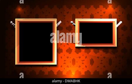 Cornice per foto gallery Illustrazione Vettoriale