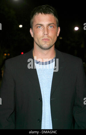 Ottobre 22, 2002 - Los Angeles, California, Stati Uniti d'America - DESMOND HARRINGTON..nave fantasma - WORLD PREMIERE.MANN VILLAGE THEATRE, Westwood, ca.22 ottobre 2002. NINA PROMMER/ K26772NP(Immagine di credito: © Globo foto/ZUMAPRESS.com) Foto Stock