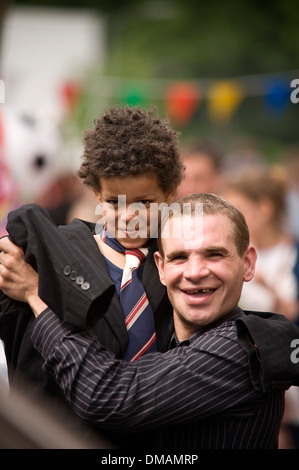 Feste di strada 29/04/2011, Royal Wedding Day, Londra, Inghilterra Foto Stock