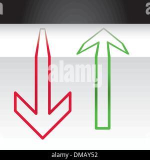 Le frecce del vettore di sfondo abstract Illustrazione Vettoriale